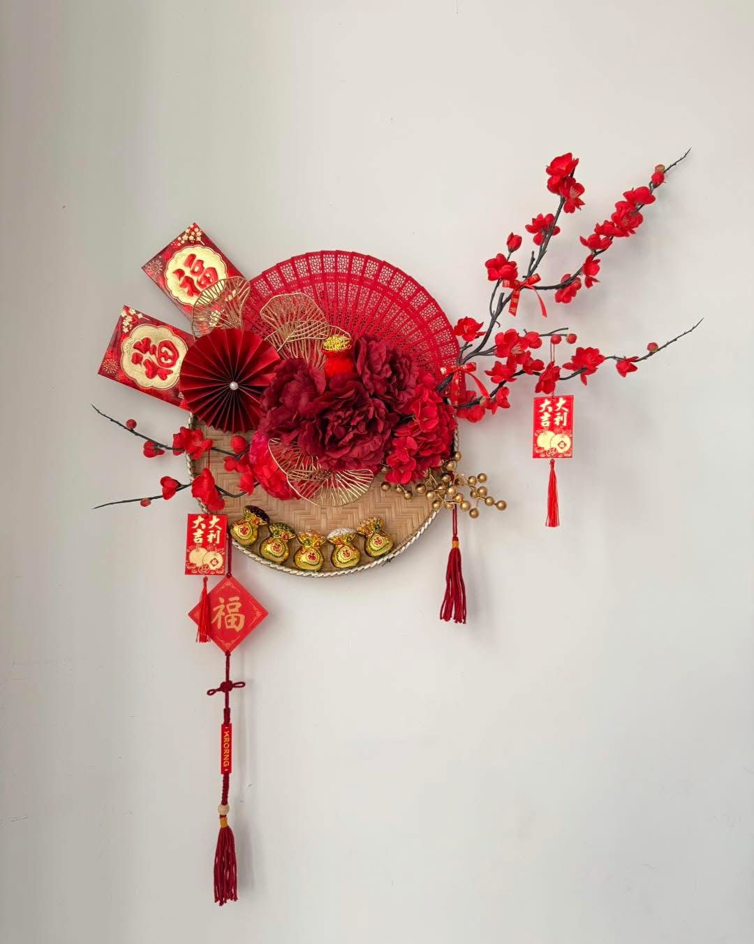 Handmade Lunar New Year Good Luck Wall Hanging – Phnom Penh Artisan Made